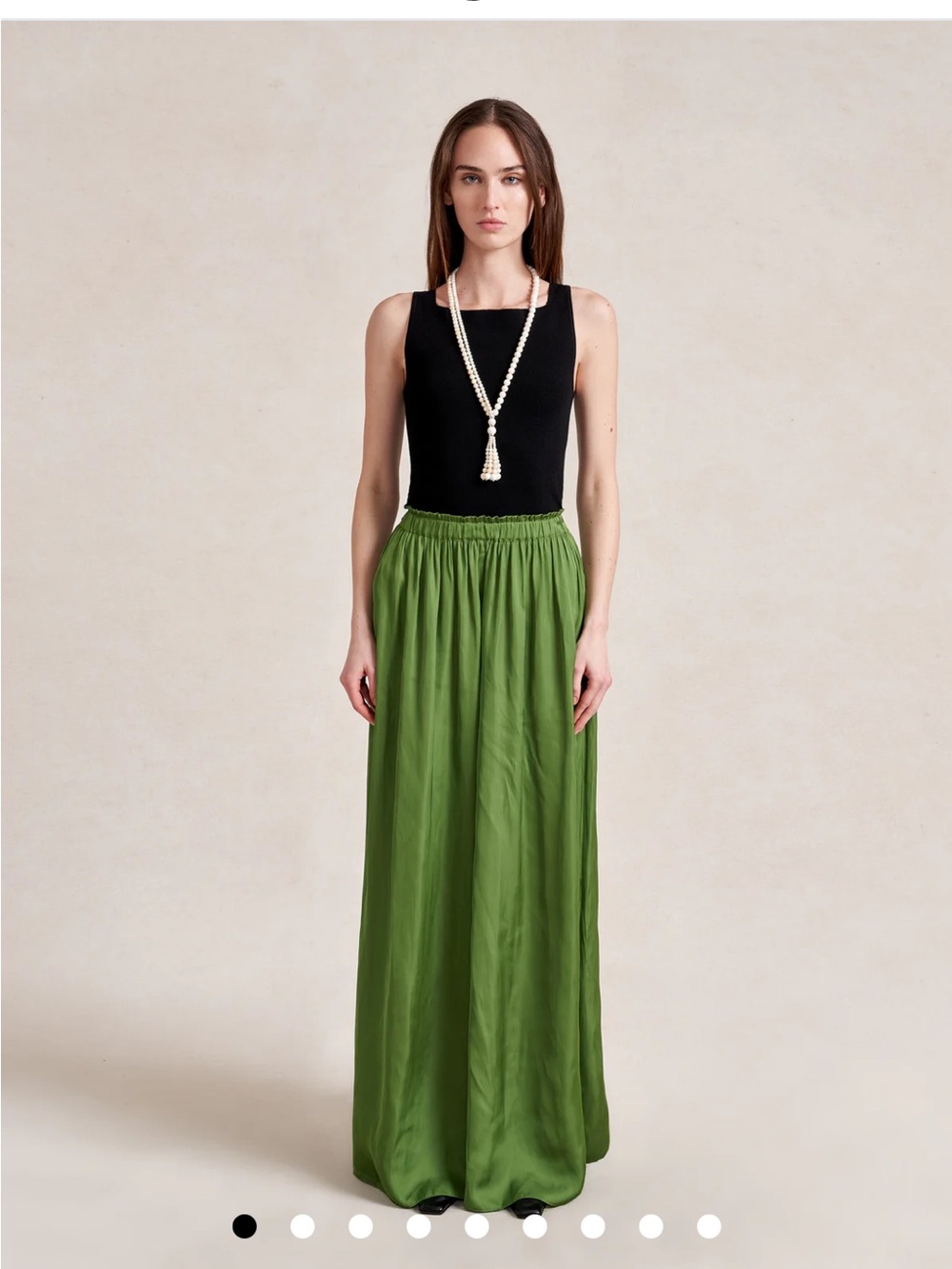 ISO: La Ligne Fleur Pant | Cactus green | XS